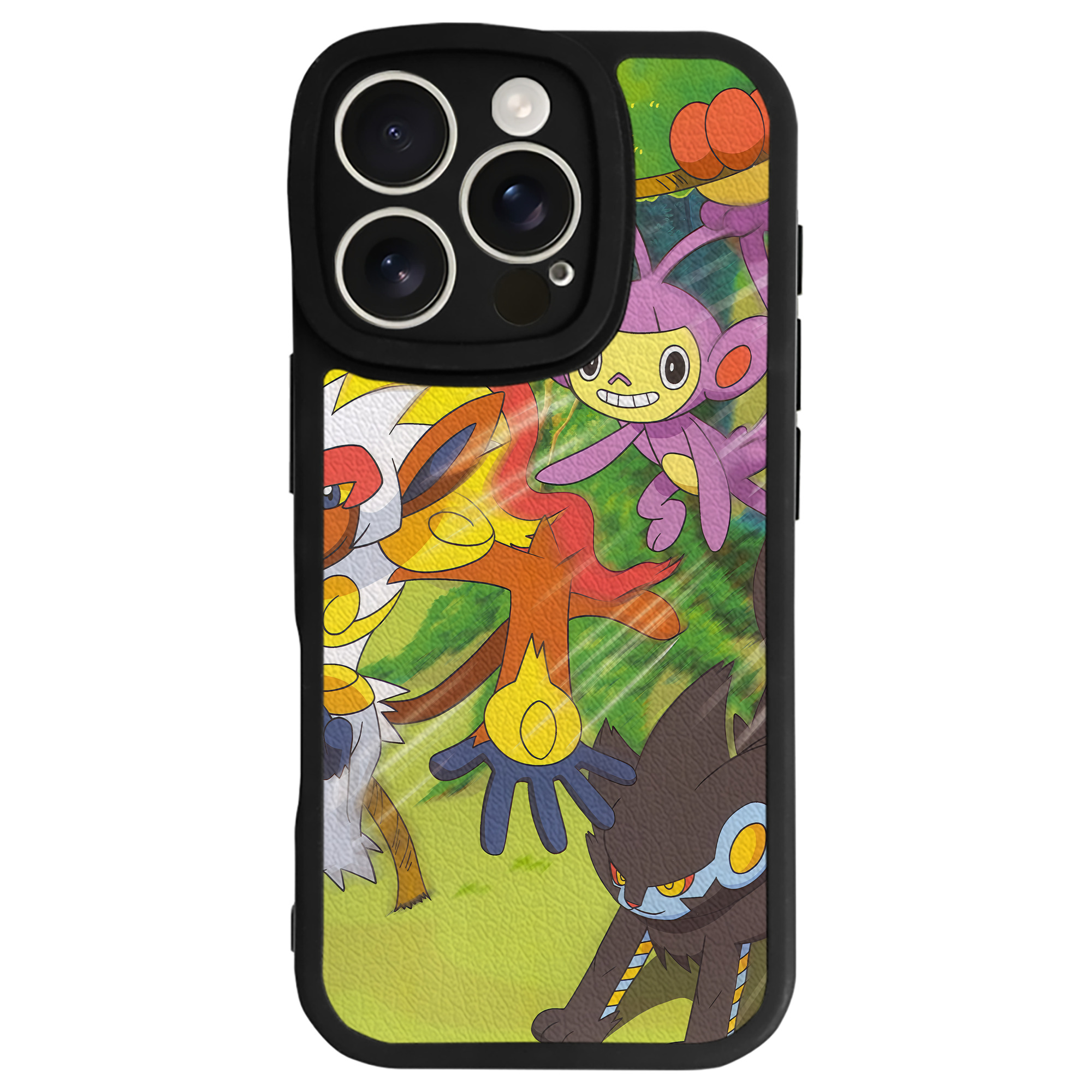 （画像用） ポケットモンスター Pokémon 【iPhone 16シリーズ対応】シリコンスマホケース（レザー調） 材質：シリコン
